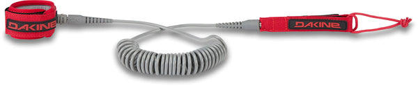 Dakine SUP Coiled Calf Leash - Urethane Cord For Stand Up Paddleboarding (Single Wrap Cuff, Double Swivels)