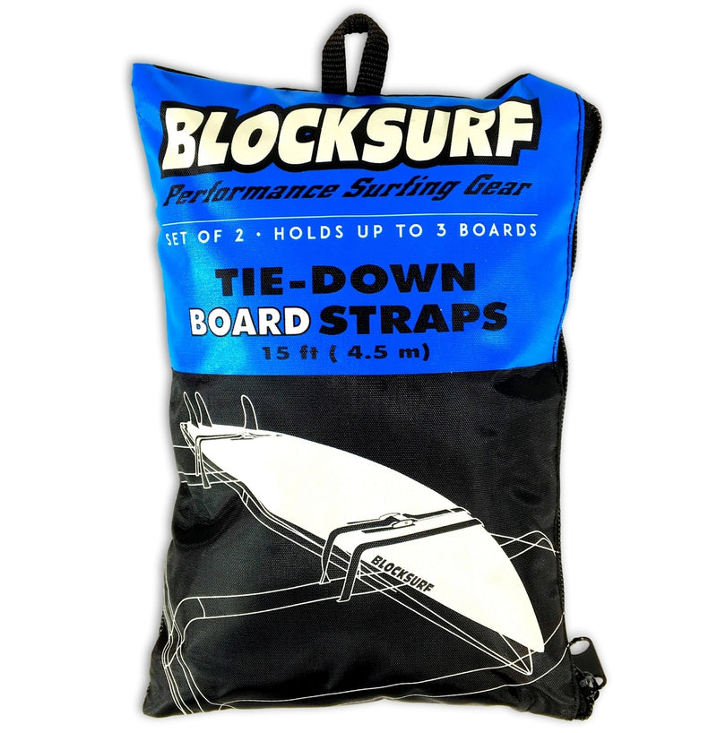 BLOCKSURF 15ft Tie Down Straps-Plaia Shop