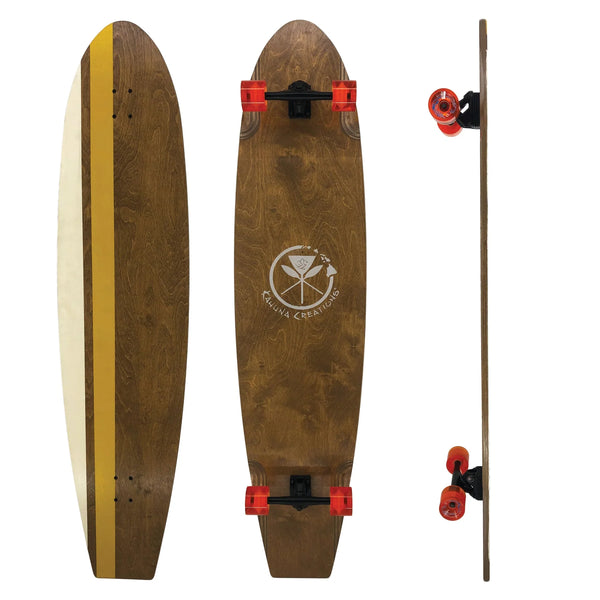 Kahuna Creations Bombora Brown Land Paddle Longboard - 56 inches