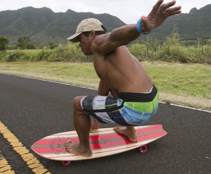 Kahuna Creations Shaka Surf board Land Paddle Longboard - 46" inches