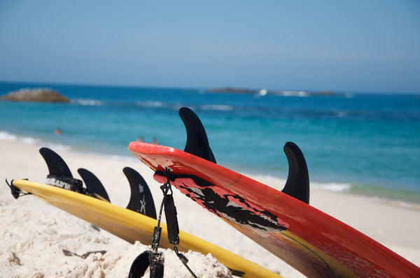 Surfboards in sand