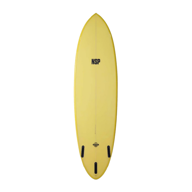 NSP Dream Rider Mid-Length Funboard - PU - Banana