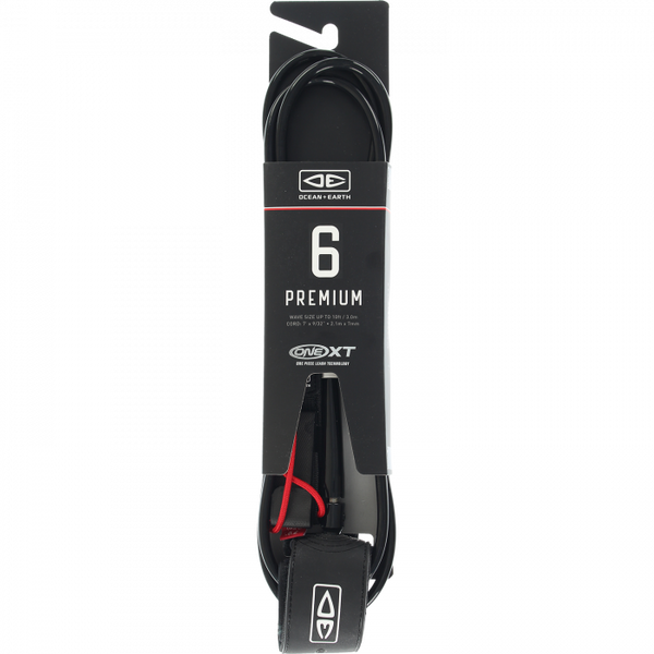 O&E One XT Premium Leash 6' - Black
