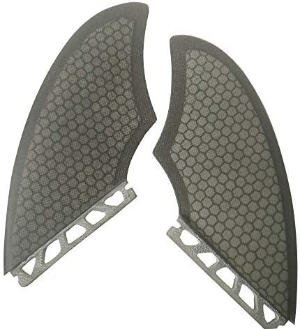 Aletas Pryde Twin Keel Fish Fiberglass Honeycomb (FCSII y futuros)