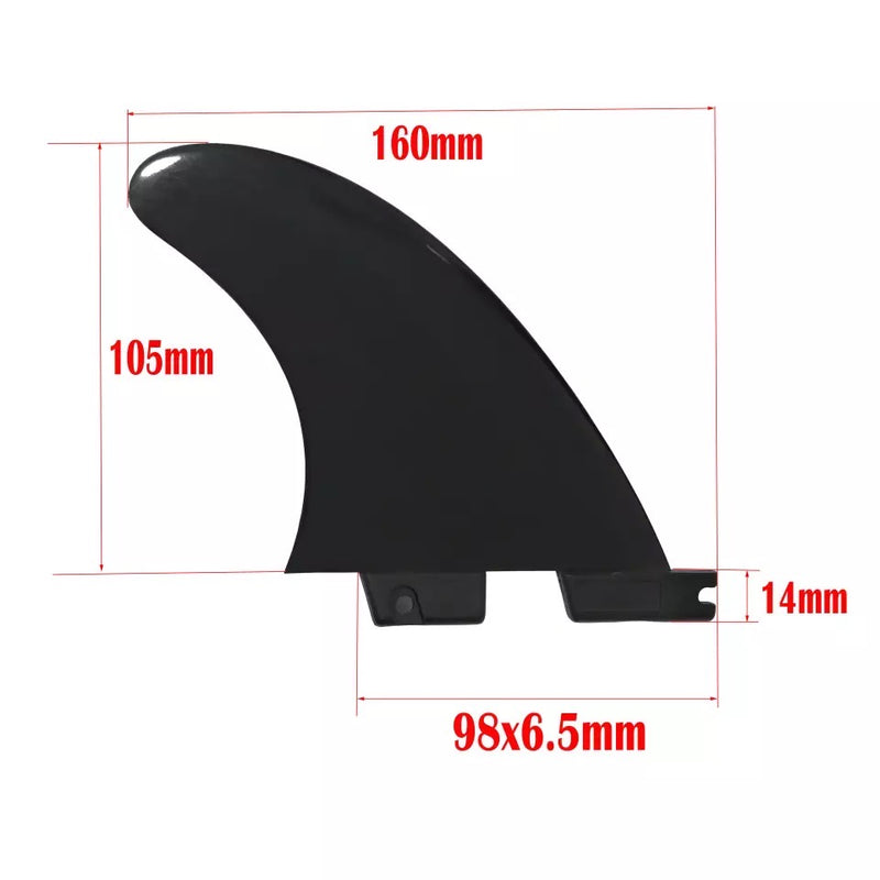 PRYDE Medium 3-fin set - Futures, FCS or FCSII