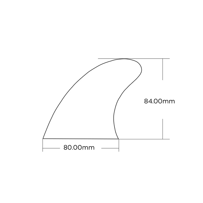Pryde Trailer Center Fin Fiberglass Honeycomb - Futures & FCSII