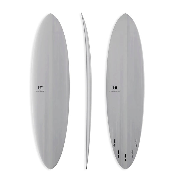 Firewire Mid 6 Thunderbolt Blanco - FCSII 5 aletas