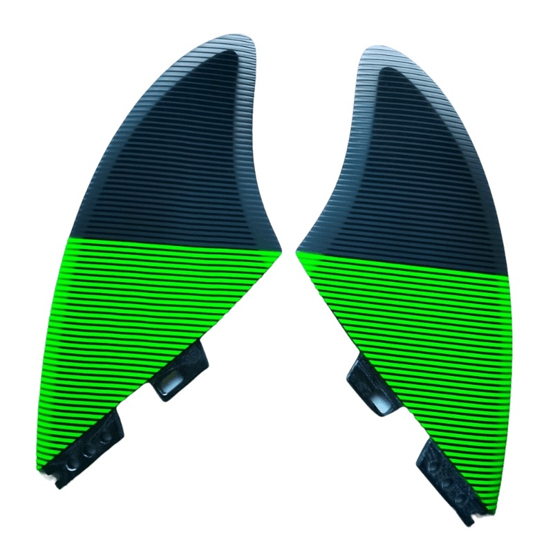 Aletas Pryde Twin Keel Fish Fiberglass Honeycomb (FCSII y futuros)