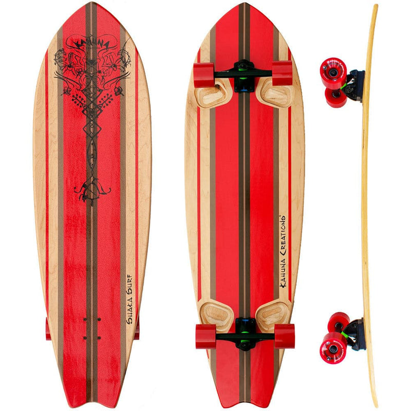 Kahuna Creations Shaka Tabla de surf Land Paddle Longboard - 46" pulgadas
