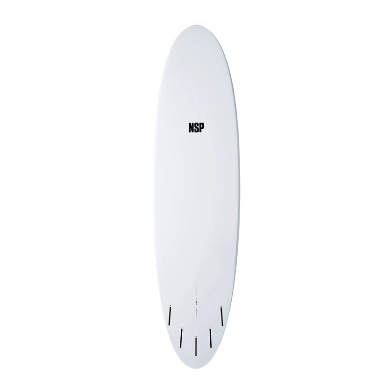 NSP Elements HDT Funboard Mid-Length blanco - Futures Quad