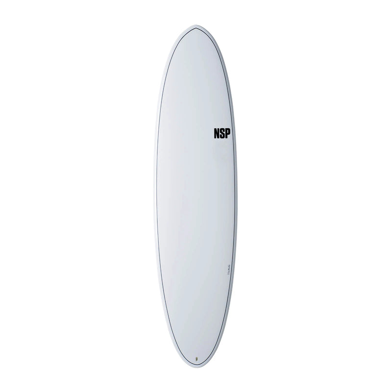 NSP Elements HDT Funboard Mid-Length blanco - Futures Quad