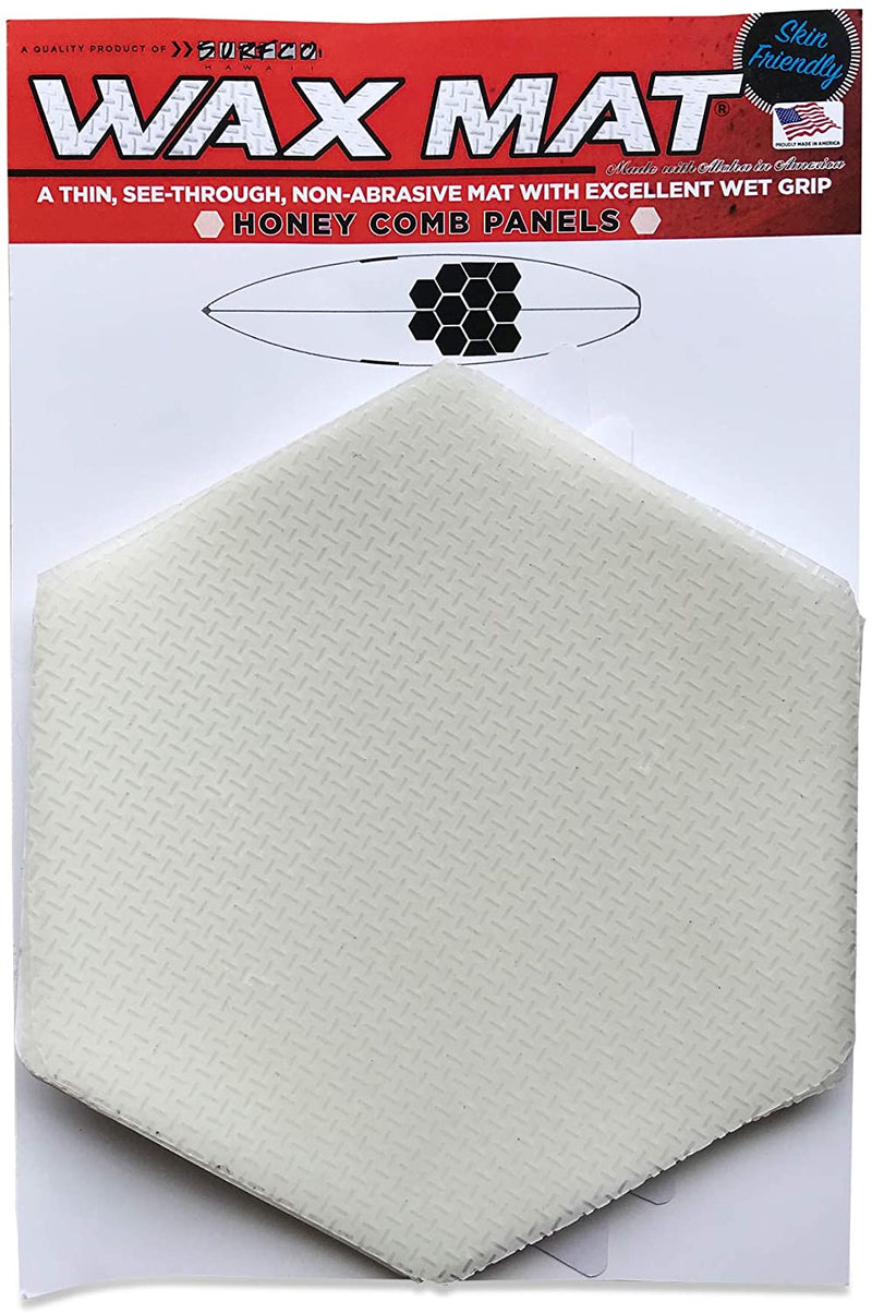 SurfCo Wax Mat Honeycomb (clear)-Plaia Shop