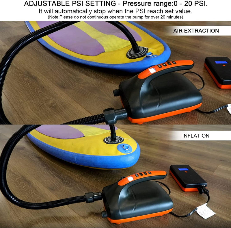 PRYDE SUP Electric Air Pump Battery Adapter-Plaia Shop