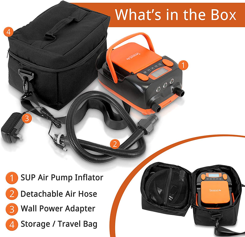 PRYDE SUP Inflatable Pump with battery