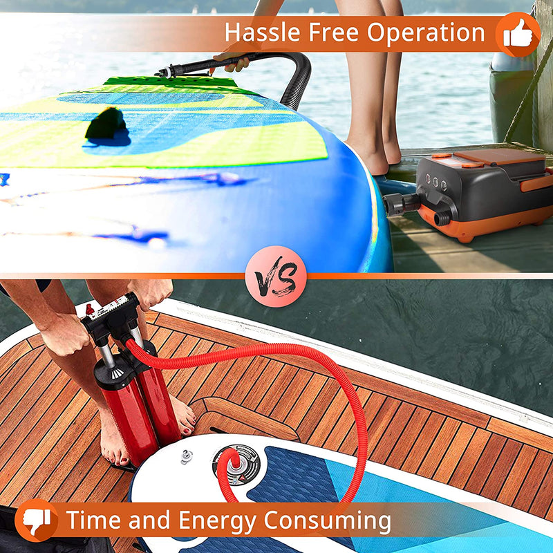 PRYDE SUP Inflatable Pump with battery