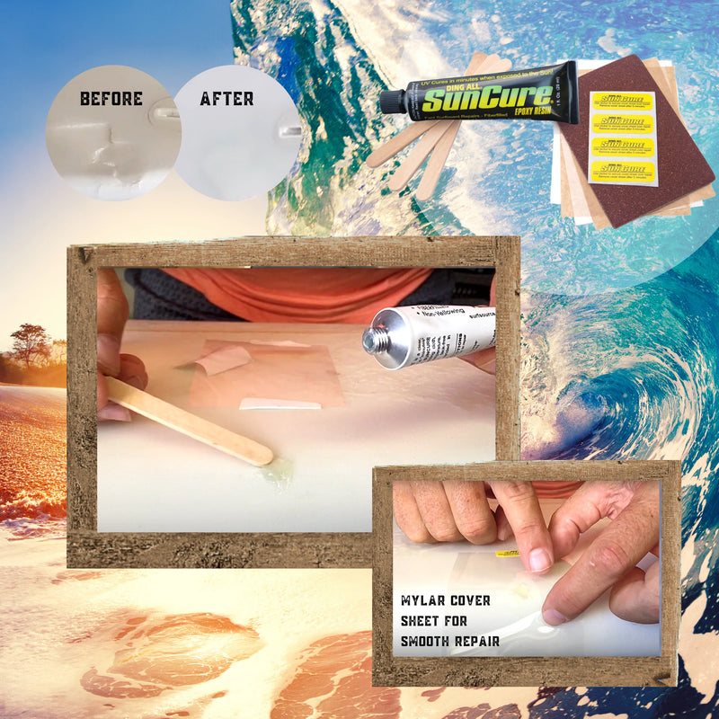 Sun cure surfboard repair 2025