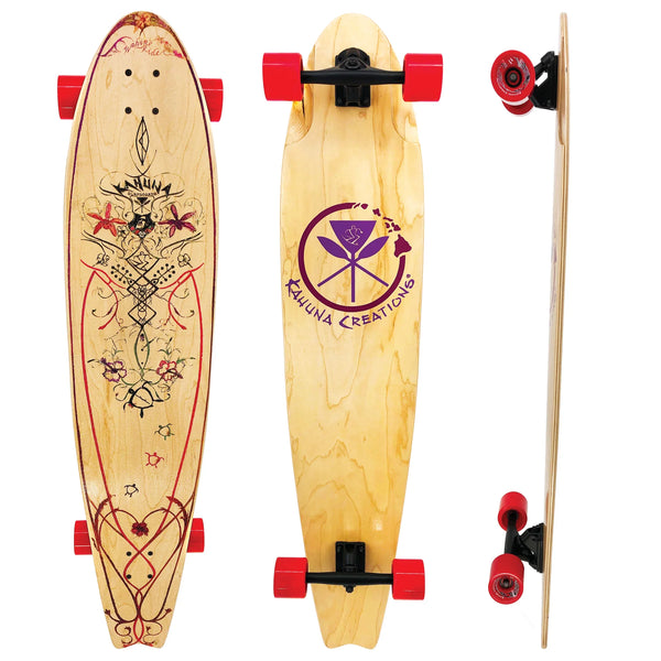 Kahuna Creations Pohaku Wahini tabla Land Paddle Longboard - 46 pulgadas