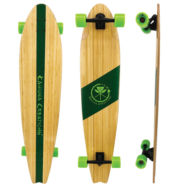 Kahuna Creations Pohaku Bamboo board Land Paddle Longboard - 46 inches