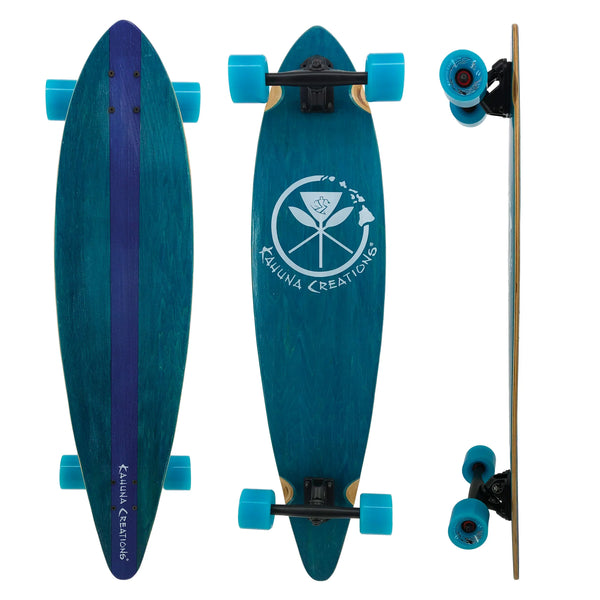 Kahuna Creations Hele Blue Land Paddle Longboard - 40 inches