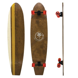 Kahuna Creations Bombora Land Paddle Longboard Marrón - 56 pulgadas