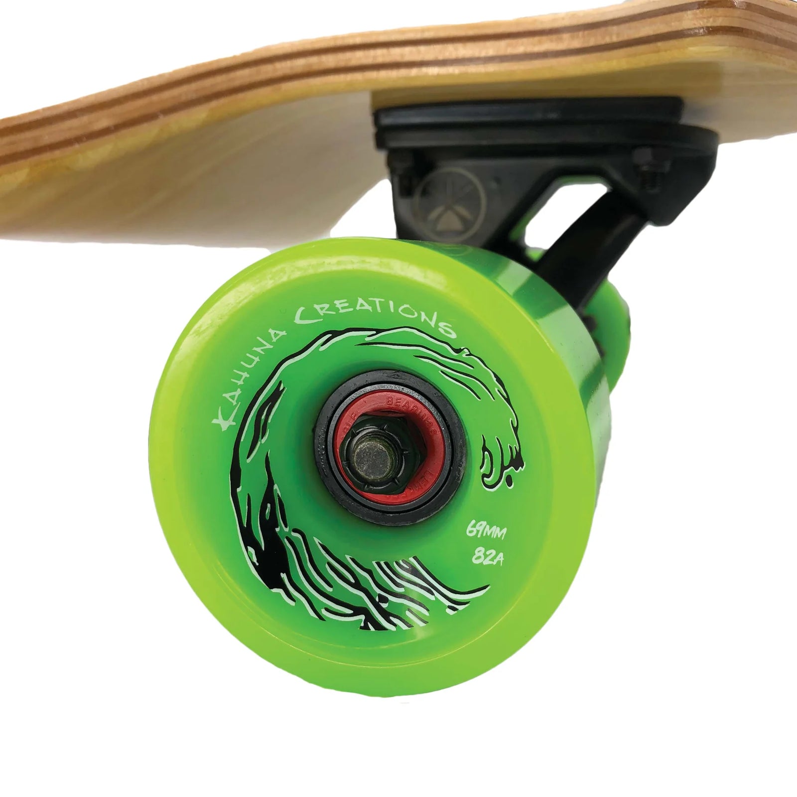 Kahuna Creations Bamboo Drop Deck Land Paddle Longboard - 42