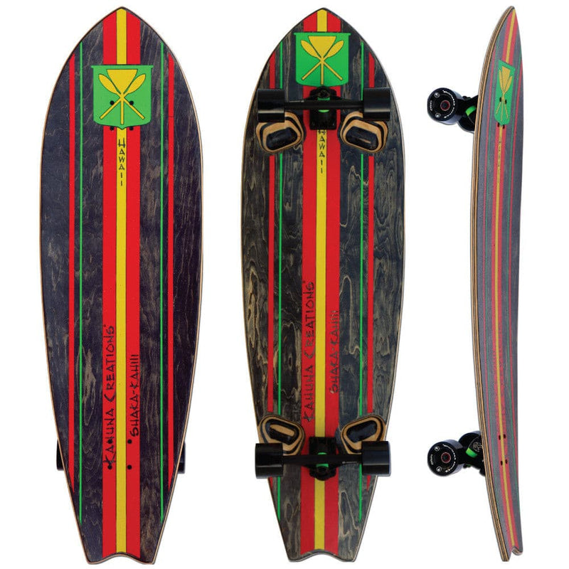 Kahuna Creations Shaka Kahili tabla Land Paddle Longboard - 46 pulgadas