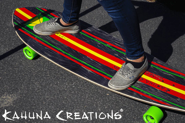 Kahuna Creations Shaka Kahili board Land Paddle Longboard - 46 inches