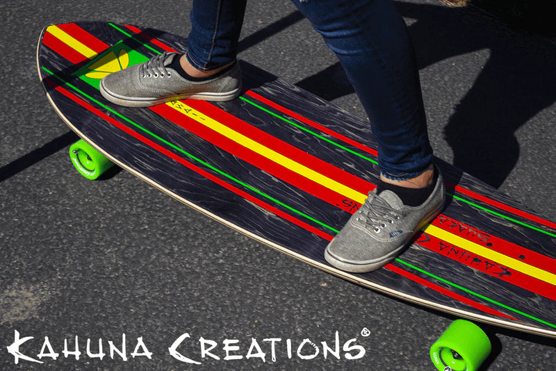 Kahuna Creations Shaka Kahili tabla Land Paddle Longboard - 46 pulgadas