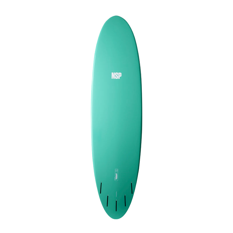 NSP Elements HDT Funboard Mid-Length blanco - Futures Quad