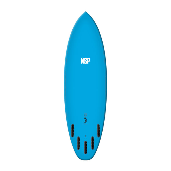 NSP Elements HDT 5'10" Tinder-D8 blue/white - Futures Quad-Plaia Shop