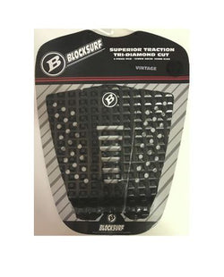 BlockSurf Vintage Traction Deck Pad - Black